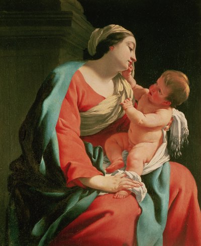 Madonna y Niño de Simon Vouet